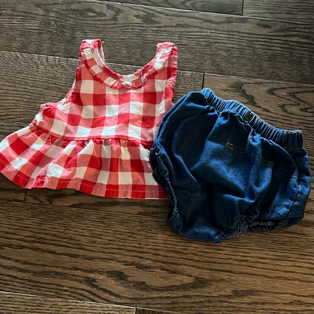 About 18 month cute little summer outfit.